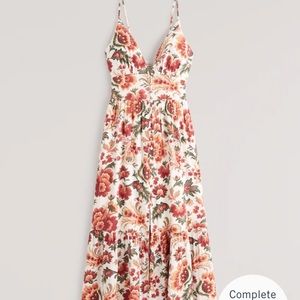 NEW Abercrombie & Fitch Button Through Maxi dress